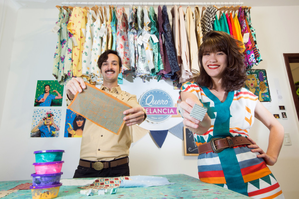 Brasília(DF), 16/07/2015 - Thais Madureira e Gustavo Halfeld, estilistas da marca Quero Melancia, decidiram se especializar em segmento sob medida e conceituais Foto: Michael Melo/Metrópoles