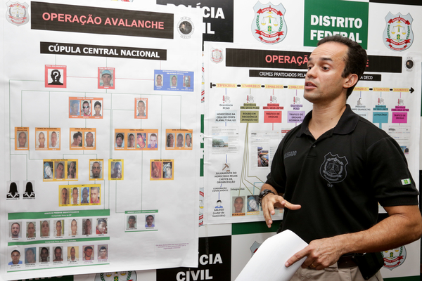 Brasília(DF), 09/10/2015 - Del. Luiz Henrique Dourado, Operação da DECO contra o PCC em Brasília . Foto: Rafaela Felicciano/Metrópoles