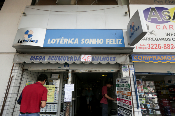 Brasília(DF), 22/10/2015 - Loterica sonho feliz -onde o ganhador de 47 milhoes . Foto: Rafaela Felicciano/Metrópoles