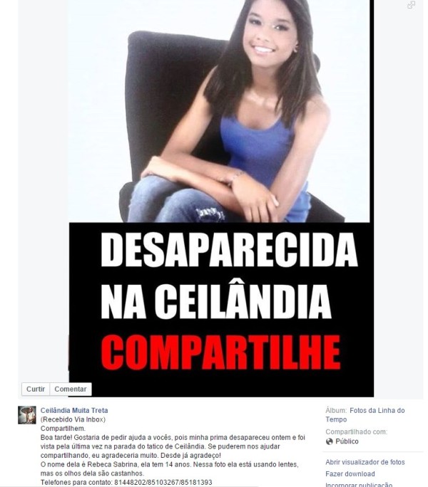 Reprodução/Facebook