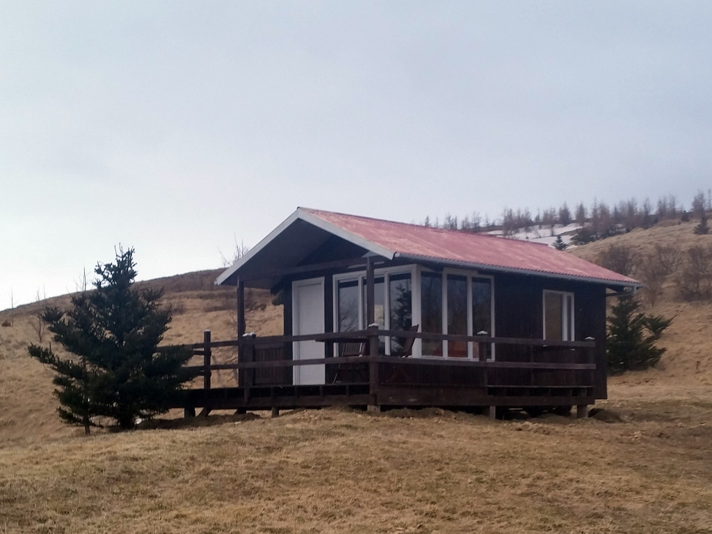 Cabana de Cecília em Fljótstunga: experiência de isolamento *Arquivo pessoal*