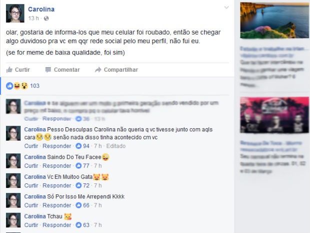 Reprodução/Facebook