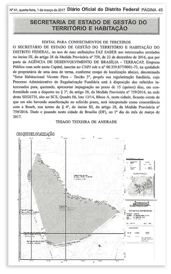 Reprodução /DODF