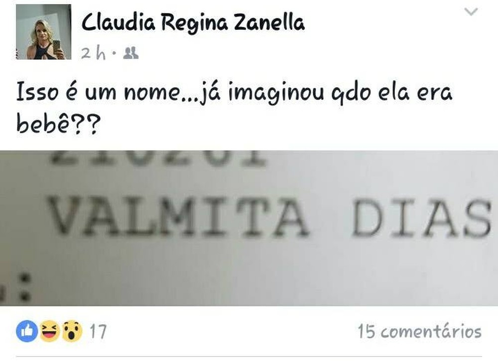 Reprodução/ Facebook 