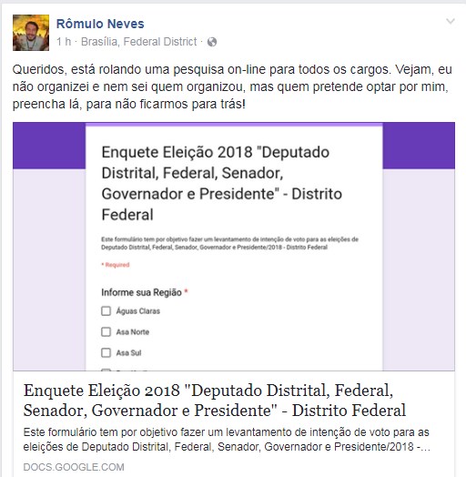 Reprodução/ Facebook