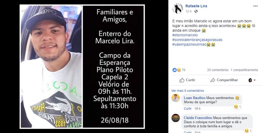 Irm De Rapaz Morto Em Festa Est Nas M Os De Deus E Da Justi A