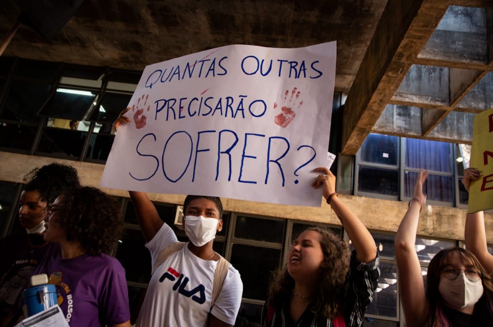 Alunos Da Unb Protestam Por Seguran A No Campus Basta De Estupro