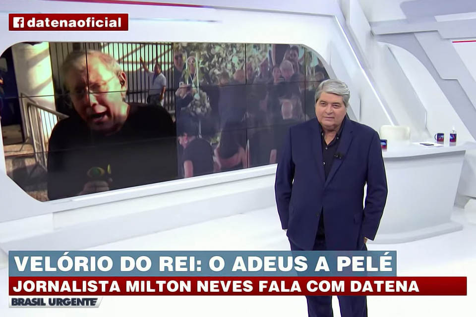 Milton Neves Explica Surto Ao Vivo Ao Saber Da Morte De Pel Metr Poles