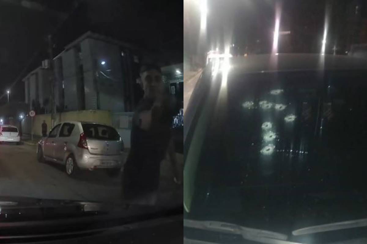 Vídeo Motorista é baleado após discutir pedestre Morri morri