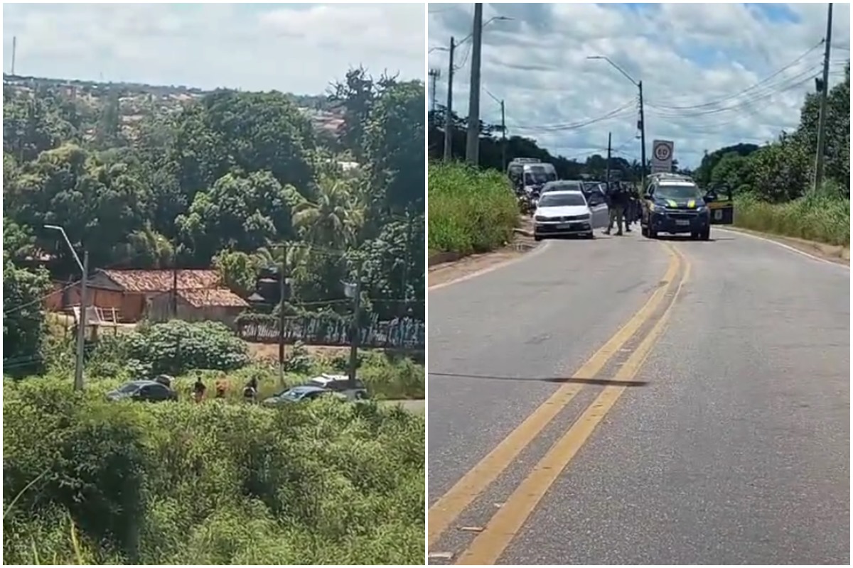 Veja vídeo do momento em que fugitivos de Mossoró são presos no Pará