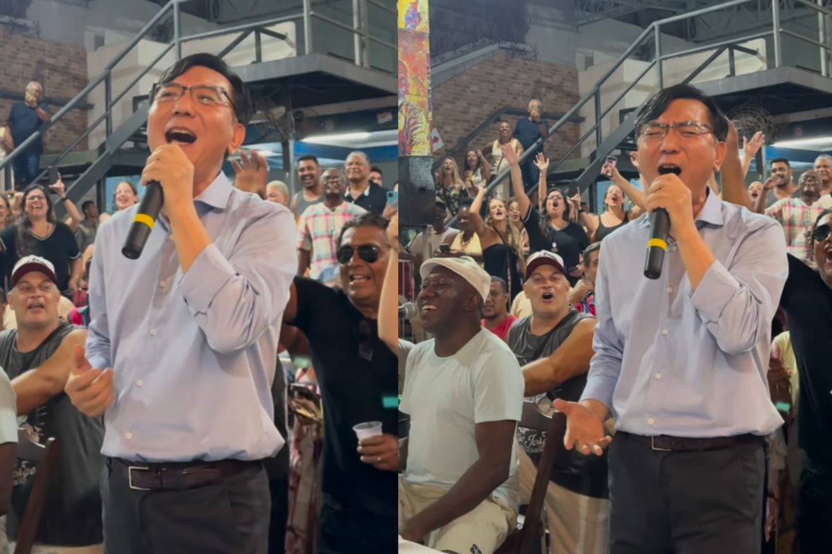 V Deo Embaixador Da Coreia Do Sul Canta Em Roda De Samba No Rio