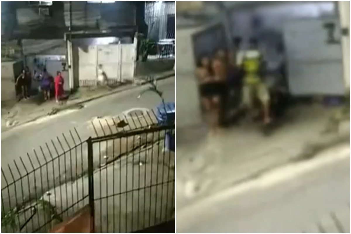 Morador Registra Momento Em Que Adolescente Baleada No Rj V Deo