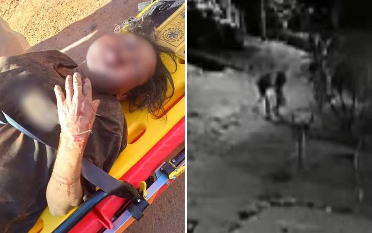 Vídeo mulher é arrastada pelos cabelos e estuprada em terreno baldio