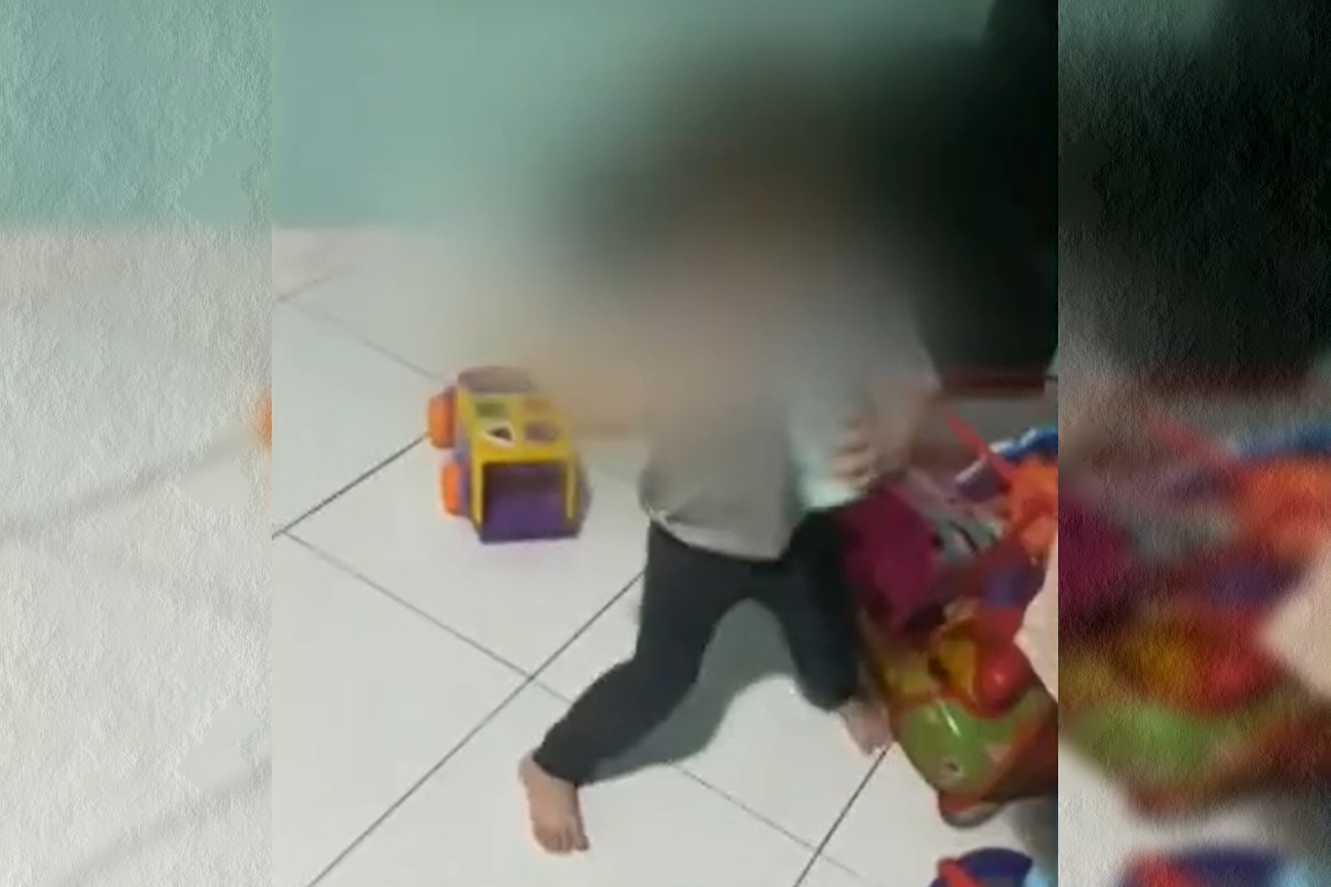 Mãe de menino autista dopado em creche Não conseguia andar sem cair