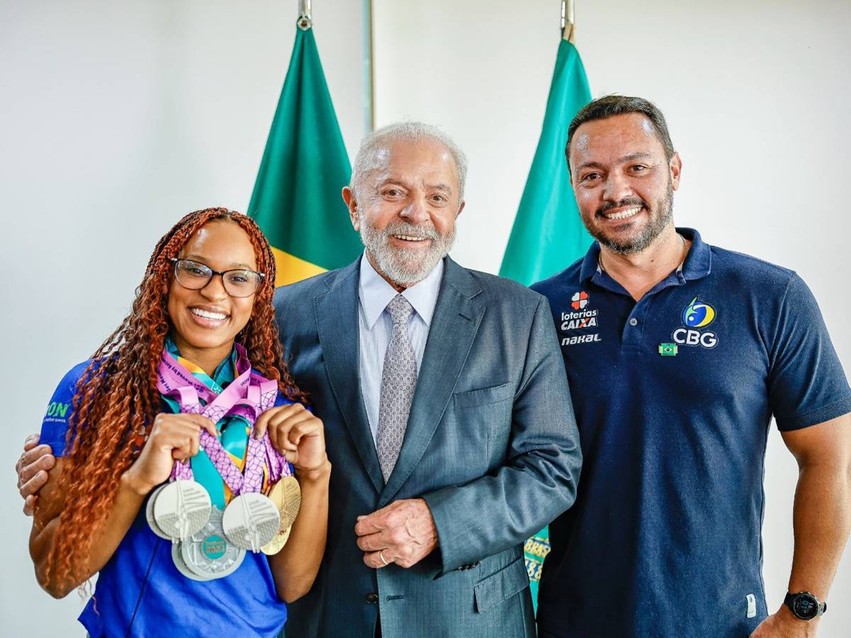 Lula celebra Rebeca Nossa maior medalhista olímpica da história