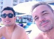 Gugu Liberato e Thiago Salvático 