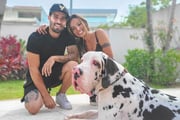 Guilherme Leonel e Carol Nakamura