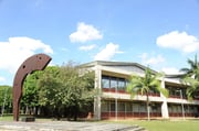 Fachada da Escola Politécnica da USP,  a Poli, em São Paulo