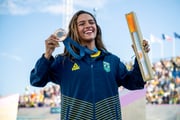 Rayssa Leal conquistou o bronze no skate street feminino nas Olimpíadas de 2024