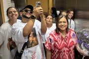 Gominho publicou uma foto de Preta Gil deixando o hospital