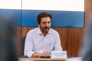 O prefeito Ricardo Nunes 