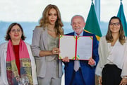 Deputada Erika Hilton (PSol-SP) e o presidente Lula
