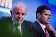 Lula e Davi Alcolumbre (União), presidente do Senado