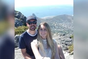 O empresário Adalberto Junior com a esposa, Fernanda