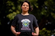 A jovem faz parte do Movimento de Ajuda às Vítimas das Testemunhas de Jeová 