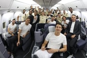 O time saiu do Aeroporto do Galeão, no Rio de Janeiro, sexta (6/6)