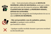 A competição exige algumas regras para participação