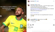 Pai de Neymar defende filho após críticas com postagem no Instagram