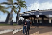O homem que foi detido pela PCGO