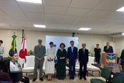 Princesa imperial do Japão e solenes fizeram visita a Universidade de Brasília nesta quinta-feira 