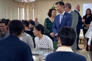 Princesa Kako de Akishino faz visita a UnB em comemoração ao 130ª aniversário de relações diplomáticas entre Brasil e Japão