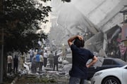Alvo bombardeado por Israel na capital do Irã, Teerã