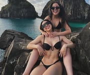 Mari Fernandez e Júlia Ribeiro passeiam