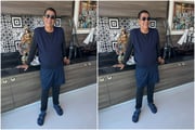 Zeca Pagodinho com looks de inverno