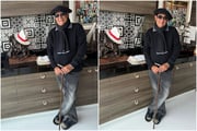 Zeca Pagodinho com looks de inverno