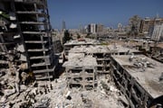 Prédios são destruídos após ataques do Irã contra Israel