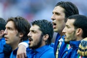 Gattuso e Buffon foram companheiros de seleção italiana