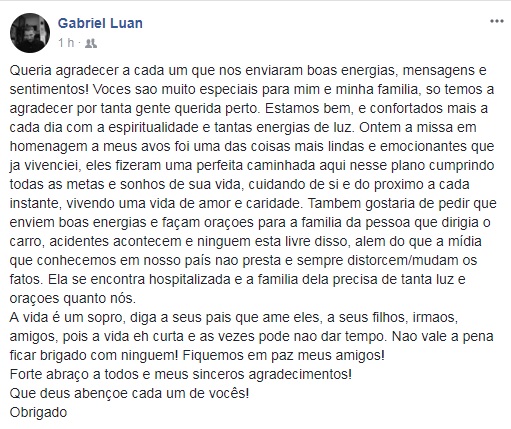 Reprodução/Facebook