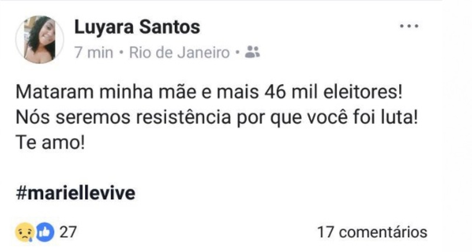 Reprodução/Facebook