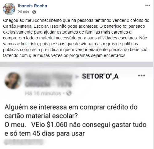 Reprodução/Facebook