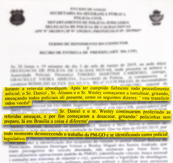 Reprodução/Polícia Civil de Goiás