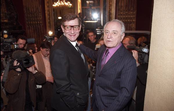 Yves Saint Laurent e Pierre Berger