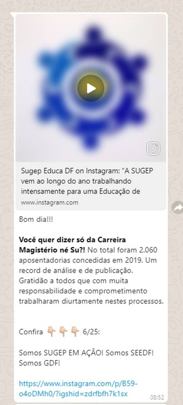 Reprodução/WhatsApp