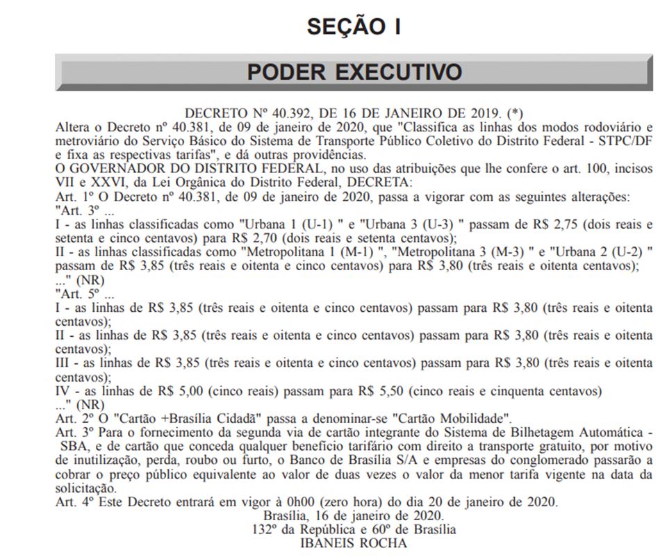 Reprodução/DODF