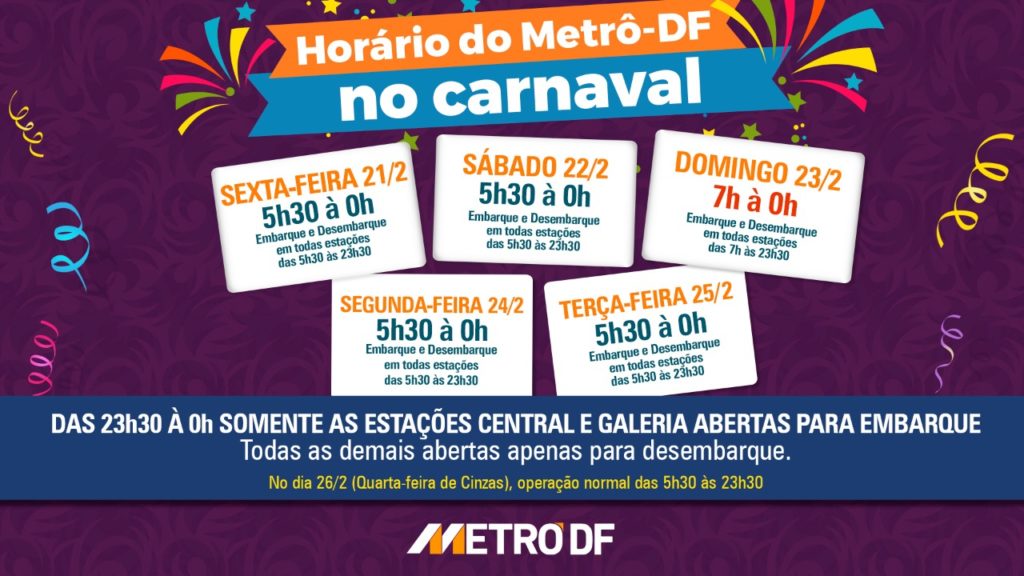 Divulgação/Metrô-DF