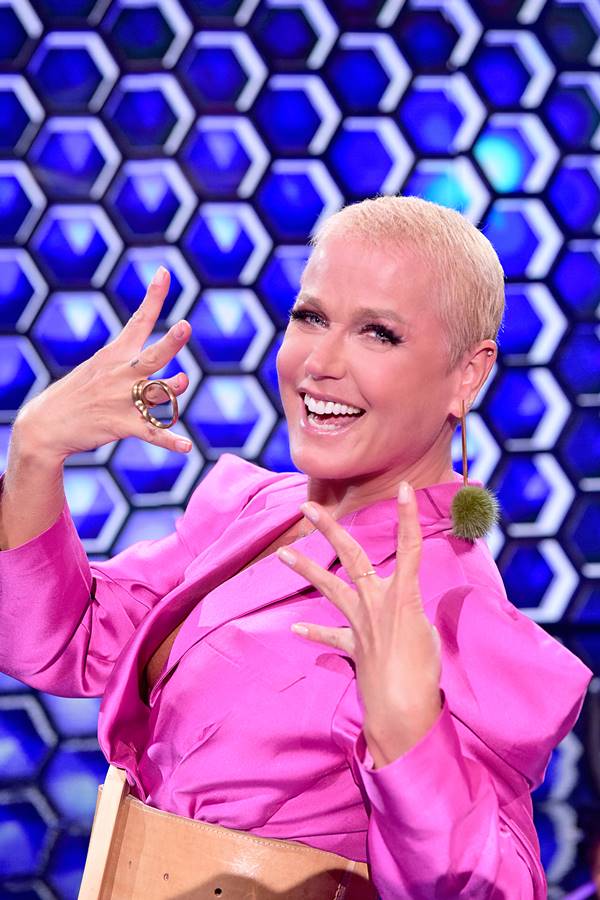 Xuxa no palco do the Four